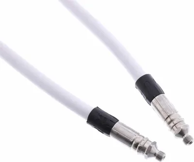 Image de Tuyau de frein aéro STAHLFLEX 80cm blanc