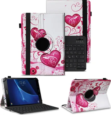 Produktbild von Schutzhülle Samsung Galaxy Tab A6 10.1 2016 Hülle Tablet Tasche QWERTZ TastaturFarben:Motiv 6
