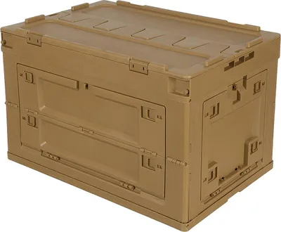 Immagine prodotto di Contenitore pieghevole in plastica color cachi, 60 l
