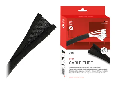 Produktbild von Label-the-cable LTC CABLE TUBE - Kabelschlauch - 2 m - Schwarz
