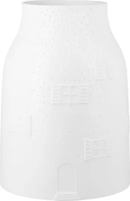 Produktbild von Räder Vase Winterhaus groß D.18cm H.25,5cm