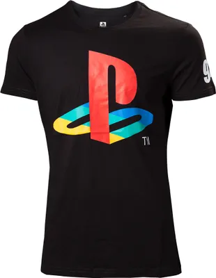 Produktbild von Playstation T-Shirt -2XL- Classic Logo und Farben,