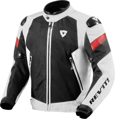Produktbild von Rev'it! Jacket Control Air H2O White/Black L Textiljacke