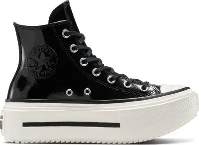 Produktbild von CONVERSE CHUCK TAYLOR ALL STAR LIFT DOUBLE STACK PLATFORM PATENT LEATHER Schwarz