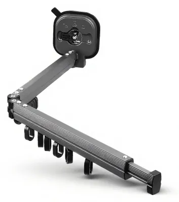 Intrekbaar droogrek voor kleding, zuignap, 92 cm, Aluminium