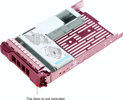 Produktbild von 3.5 Zoll auf 2,5 Zoll Festplattenadapter Caddy Einfache Installation Kompatibel mit 0F238F/F238F/0X968D/X968D/0G302D/G302D