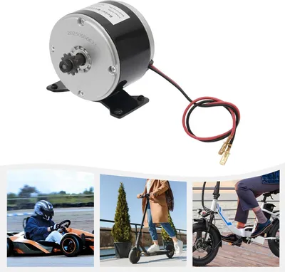 Produktbild von Elektromotor - 24V Gleichstrom Kettenradmotor - 250 W - Ritzel 11 Zähne - Für E‑Bike und E‑Scooter