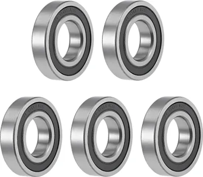 Produktbild von 5 Stück 16002-2RS Kugellager Rillenkugellager Doppelt Abgedichteter Chromstahl Z2 Lager 17mm X 35mm X 8mm