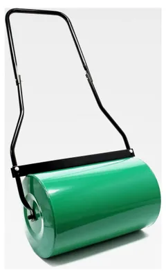Produktbild von Rasenwalze 32 x 50 cm mit Schmutzabstreifer, Gartenwalze mit 40 l Füllvolumen, befüllbare Walze für Rasen mit 50 cm Rollbreite