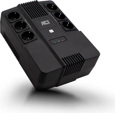 Produktbild von ACT AC2300 Line-Interactive-USV, 600 VA – mit Schukosteckdose