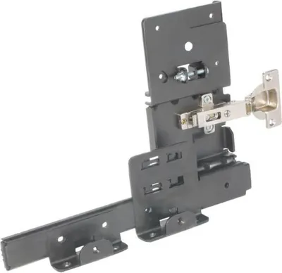 Produktbild von ACCURIDE 1321 Beschlägegarnitur, Länge 456 mm, Stahl schwarz chromatiert