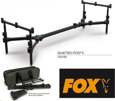 Produktbild von Fox Quattro Pod II 3-Rod Kit Rodpod