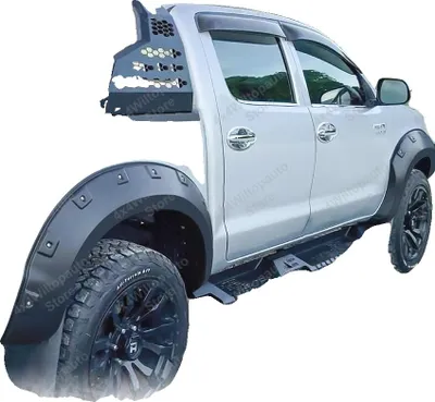 Productafbeelding van Spatschermen, duurzaam ABS-kunststof, eenvoudige installatie, TOYOTA HILUX VIGO