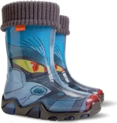 Produktbild von DEMAR Kinder STORMER LUX Jungen Mädchen Thermostiefel Gummistiefel gefüttert Größe: 20/21, Herstellerfarbe: Transformer