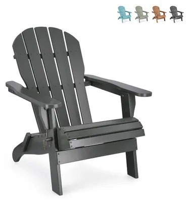 Immagine prodotto di Sedia da giardino pieghevole in legno per esterni Filadelfia YES - Nero