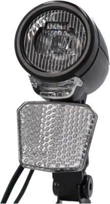 Productafbeelding van Fiets Koplamp - Dynamo Verlichting - Veilig Fietsen - 40 Lux Helderheid - IP44 Spatwaterdicht - Zwart