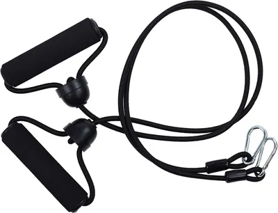 Immagine prodotto di Set di cinghie elastiche, 2 pezzi, da 85 cm a 170 cm, per piattaforma vibrante per il fitness
