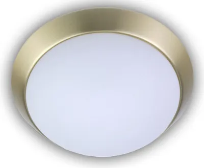 Produktbild von Niermann LED 10W Deckenleuchte Opal matt Glas, Messing matt, 30cm, warmweiss,  Germany