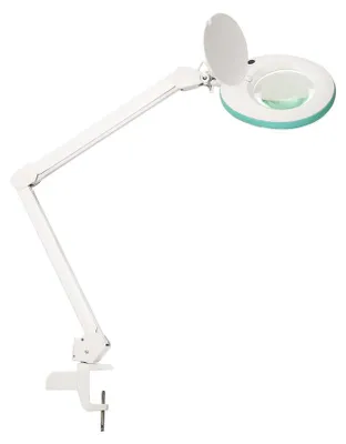 Immagine prodotto di Lumeno LED lampada d'ingrandimento 721X-MKIII, lente d'ingrandimento Ø 125 mm, 8 diottrie, verde 7218GN-MKIII
