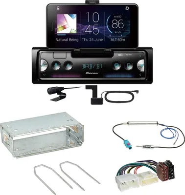 Produktbild von Pioneer SPH-20DAB Digitalradio Bluetooth FLAC Einbauset für Mercedes Citan W415