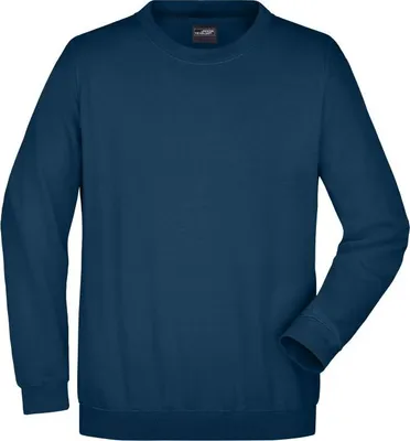 Produktbild von Klassisches Komfort Rundhals-Sweatshirt petrol, Gr. M