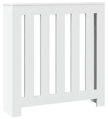 Image de Cache-radiateur - Habillage de radiateur - 78x20x82 cm - Panneau de particules - Façade décorative - Vert armée