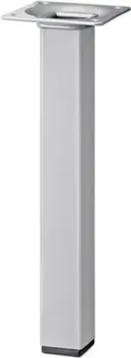 Produktbild von Tarrox Tischbein vierkant 25 x 25 x 100 mm, silber