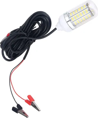 Image de lampe de pêche nocturne submersible à LED 12V pour l'extérieur (jaune)
