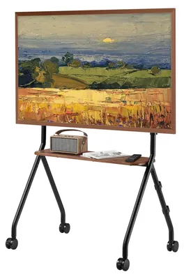 Image de Support mural rétractable pour téléviseur, compatible avec les écrans de 49 à 80 pouces, capacité de charge de 50 kg