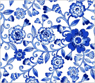 Produktbild von Spritzschutz Herdabdeckplatte Schneidebrett aus Glas Blütenmuster 1-Teilig (60x52cm)