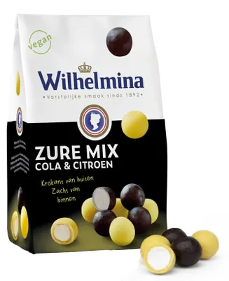 Productafbeelding van Wilhelmina Zure Cola & Citroen Mix - 800 gram