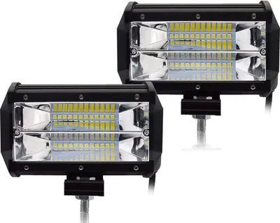 Immagine prodotto di Greenmigo 2X 72W LED Fari da lavoro Fari per auto 12V 24V Fari supplementari a LED 6000K Fari fuoristrada Luci di lavoro IP67 Impermeabili per SUV, camion, trattori