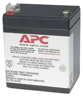 Obrázok produktu pre APC RBC46, Sealed Lead Acid (VRLA), Čierna, 1,7 kg, 99 x 74 x 112 mm, 0 - 40 °C, -15 - 45 °C