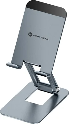 Produktbild von Forcell, Aluminium Tischhalter Smartphone & Tablet klappbar, Grau