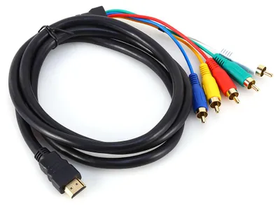 Obrázek produktu pro 5 m (5 stop) HD 1080p konektor na 3 RCA AV audio-video konvertorový kabelový adaptér