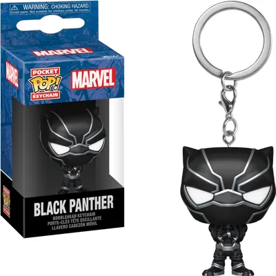 Produktbild von Marvel - Black Panther Schlüsselanhänger Funko Pocket POP! Keychain