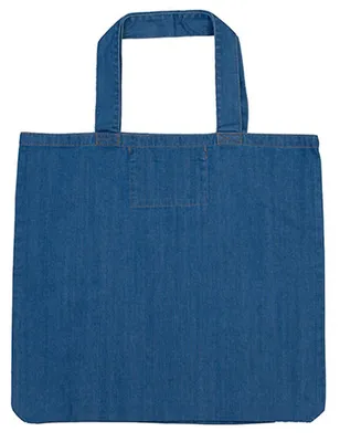 Immagine prodotto di Mantis M196 | Denim Shopper - 100% cotone - 50 x 46 cm - Colore: Blu Denim - Taglia: Unica