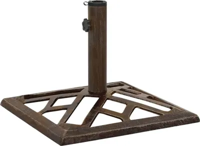 Image de The Living Store Support pour parasol Bronzen 44x44x31 cm Fonte