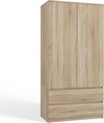 Top E Shop Szafa Malwa Son Schlafzimmer-kleiderschrank/schrank 5 Regale 2 Türen    One Size