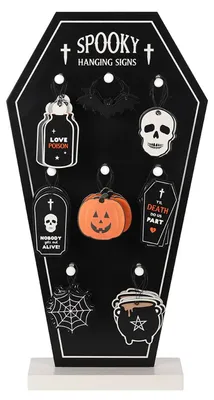 Produktbild von Spooky Halloween Schild im Mini Format