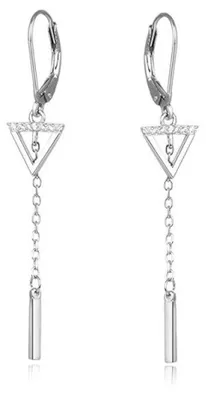 Produktbild von Silver earrings with zircons AGUC1975