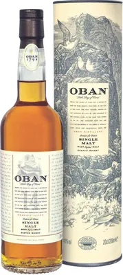 Produktbild von OBAN 14 Jahre, Single Malt Scotch Whisky, 40% vol, 700ml Einzelflasche
