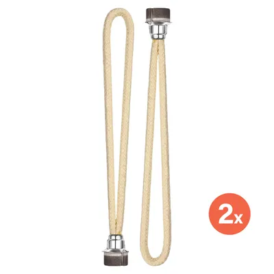 Produktbild von Heimer Clear Flame - Duftbrenner Docht mit Stein - Öllampe - für Lampe Berger - Ashleigh Burwood & Millefiori - 2 Stücke