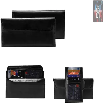 Produktbild von K-S-Trade Handy Hülle kompatibel mit Infinix Note 12 Pro 5G Schutz Hülle Tasche Schutz Case Handytasche Kunstleder schwarz, 1x