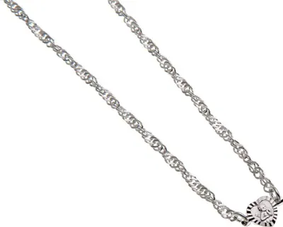Produktbild von SILBERKETTEN STORE Singapurkette 2,3mm mit Anhänger Engel Herz - 925 Silber - 33cm