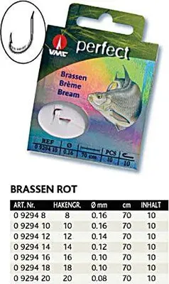 Image de VMC Perfect Bass Hooks rot Gr.8