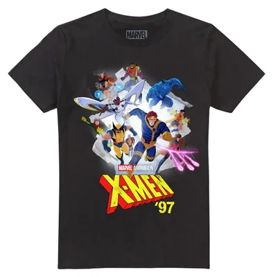 Obrázek produktu pro Tričko X-Men 97 – "Mutant" – uni, pánské/dámské, model TV38595 (velikost M), barva černá