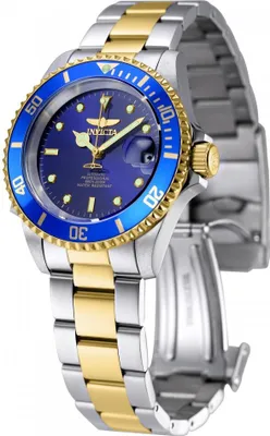 Produktbild von Invicta Pro Diver 8928OB Herrenuhr - Automatikwerk - Edelstahl mit blauem Zifferblatt - 40 mm
