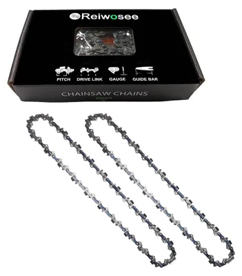 Immagine prodotto di Catene per motosega da 12 pollici, passo 3/8", spessore catena 0,05" (1,3 mm), 44 maglie.