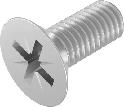 Immagine prodotto di SECCARO vite a testa svasata M6 x 14 mm, acciaio inox V2A VA A2, DIN 965, intaglio a croce / PZ, 20 pezzi
